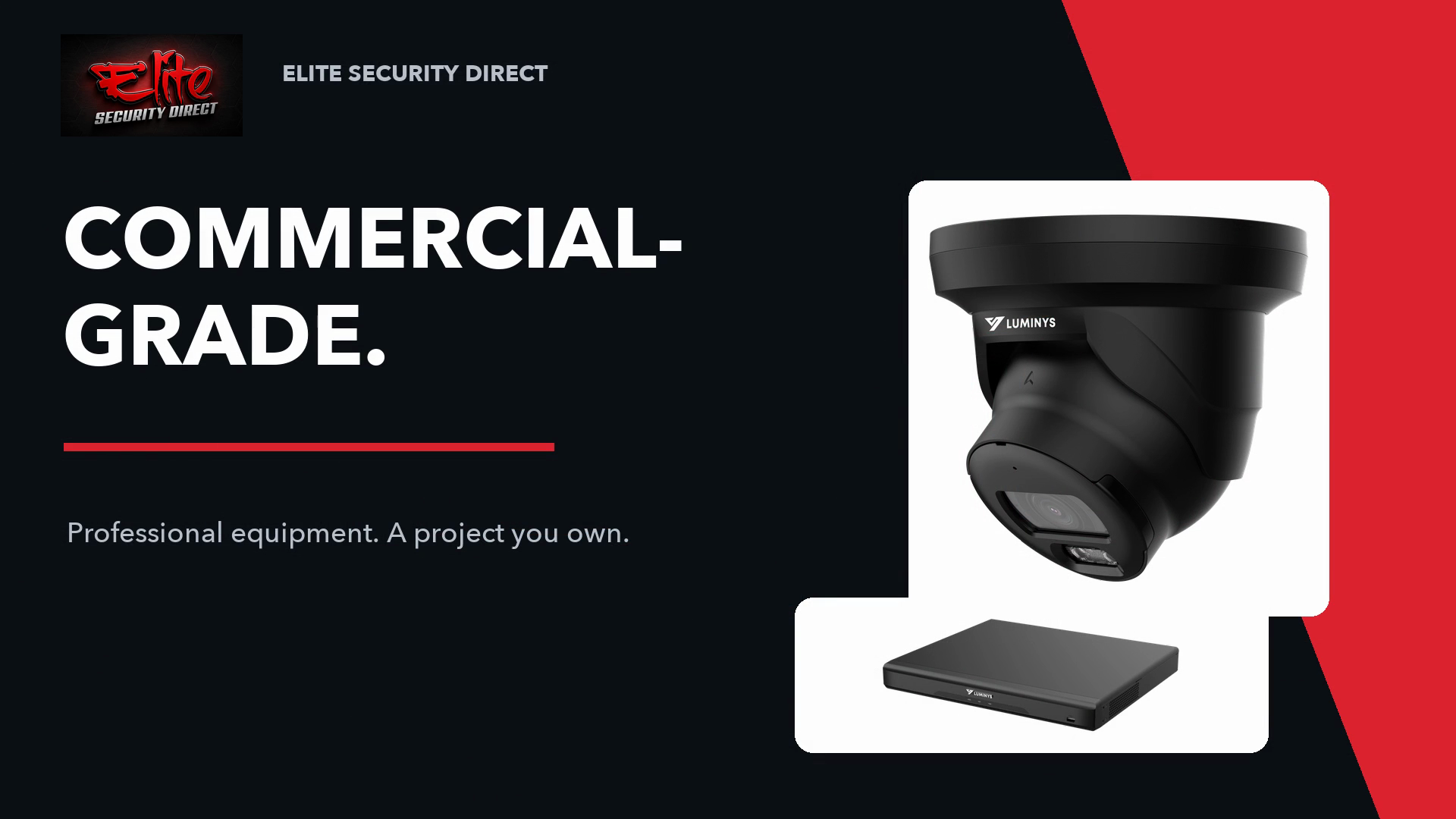 Commercial-grade security. Your DIY project.