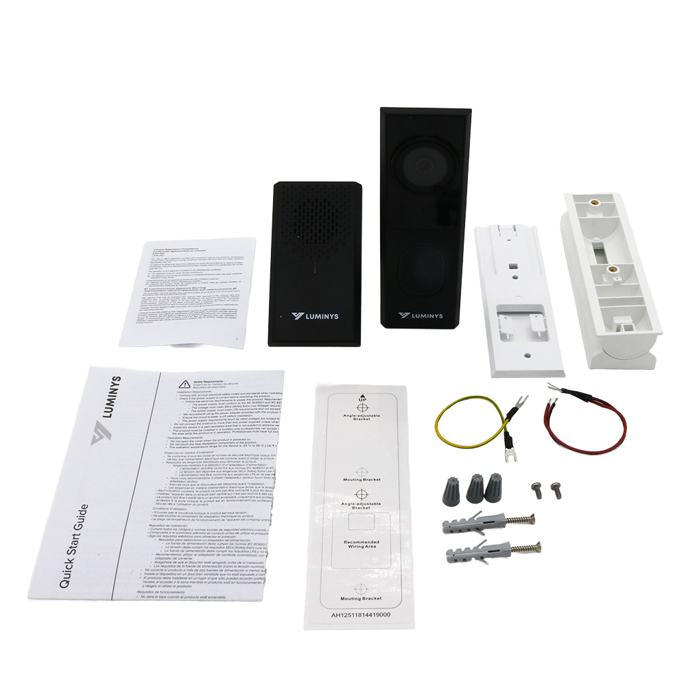 Luminys DW401-CW01 4MP Wired Video Doorbell Kit, alternate product view 9
