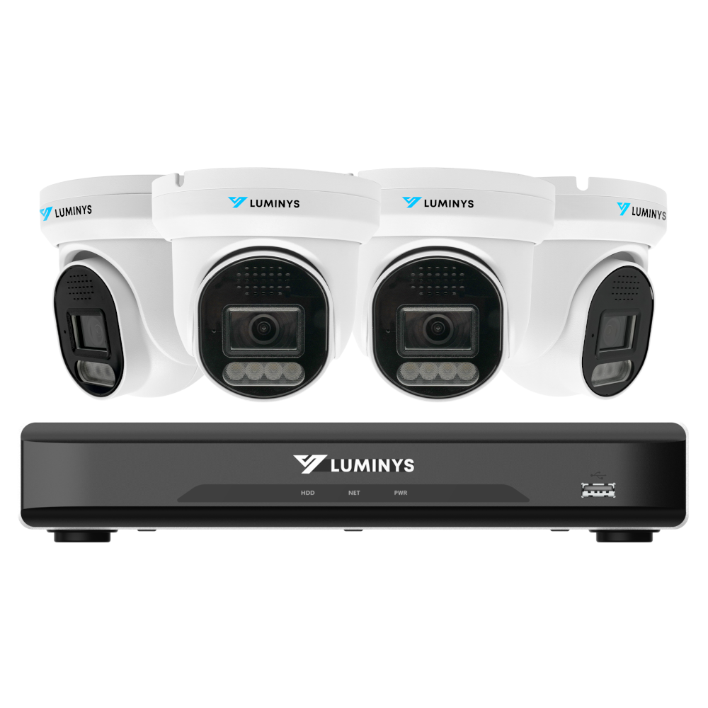 Luminys K54-4L1A2 4CH 5MP LumiLuxLite IP Kit
