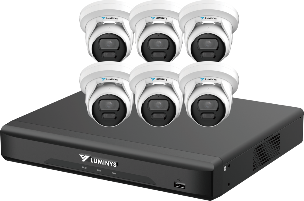 Luminys K56-8D1A2: 8 Channel LumiDeterrent 6 x 5MP Cameras