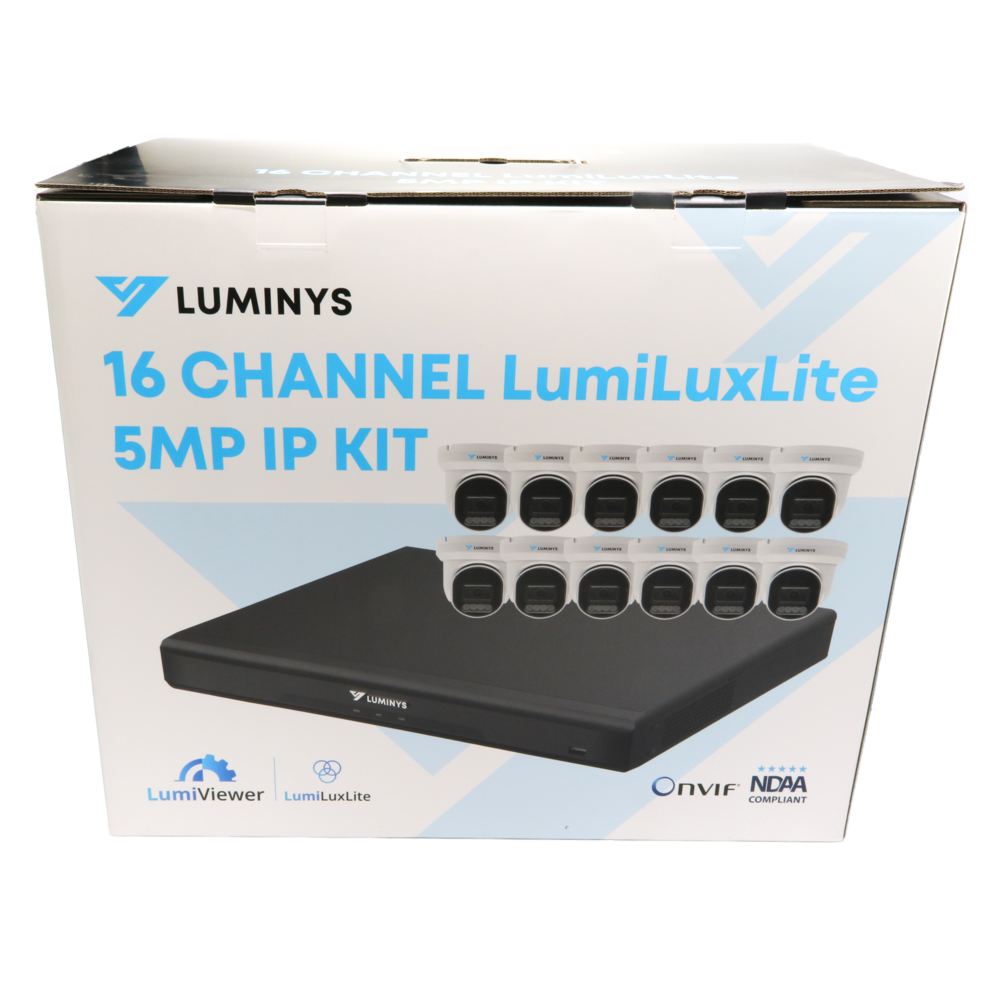 Luminys K5T-16L2A4 16CH 5MP LumiLuxLite IP Kit, alternate product view 3
