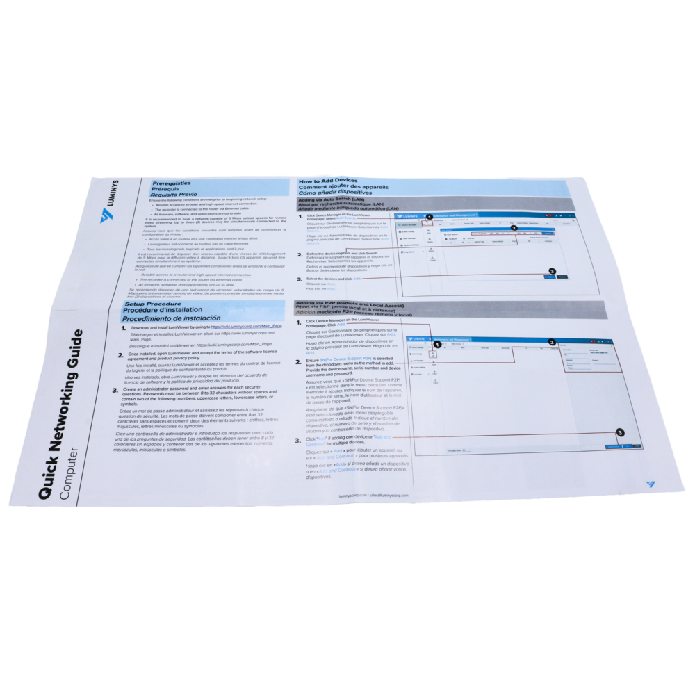 Luminys K86-8B2A4 8CH 8MP LumiLightBand IP Kit, alternate product view 12