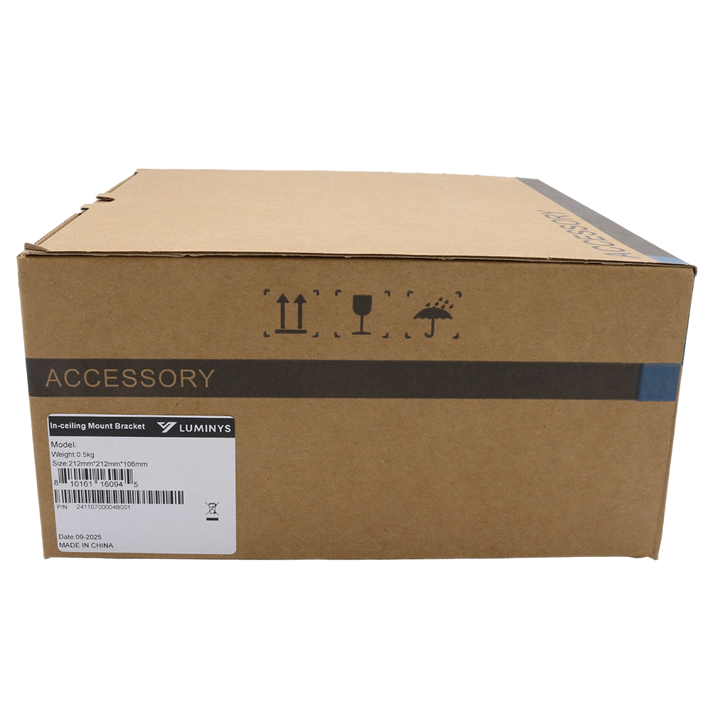 Luminys LUM-M01: Dome Camera Models In-Ceiling Mount Bracket, alternate product view 3