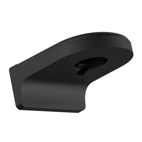 LUM-W04B accessory — LUM-W04B: Black Wall Mount for Larger Turret Housing