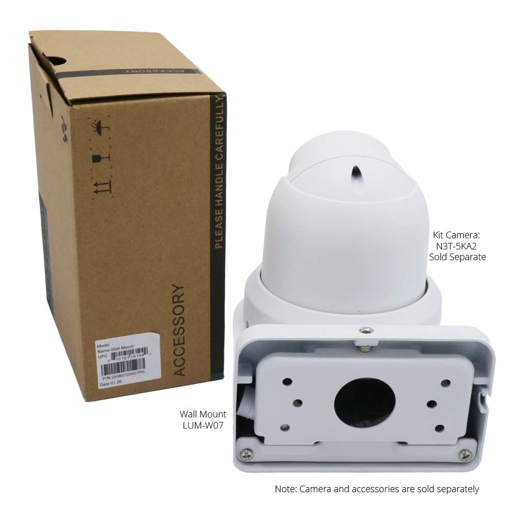 Luminys LUM-W07: Wall Mount Bracket for 5MP Kit Turret Camera, alternate product view 3