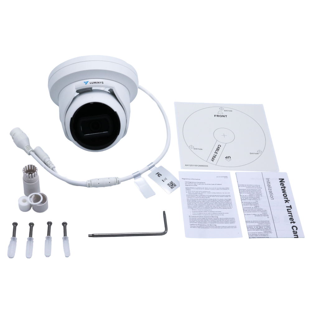 Luminys N2T-4RA2 4MP Network Turret Camera (2.8mm), alternate product view 2