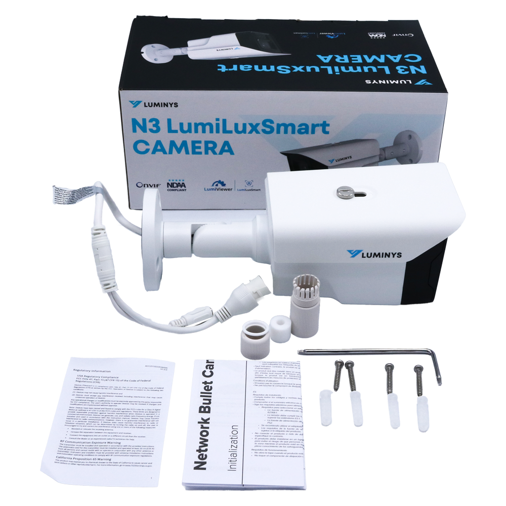 Luminys N3B-4LA2 4MP Network LumiLuxSmart Bullet Camera (2.8mm), alternate product view 7
