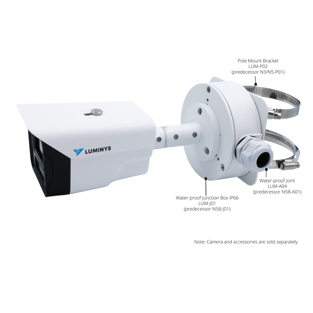 Luminys N3B-8LA2 8MP Network LumiLuxSmart Bullet Camera (2.8mm), alternate product view 6