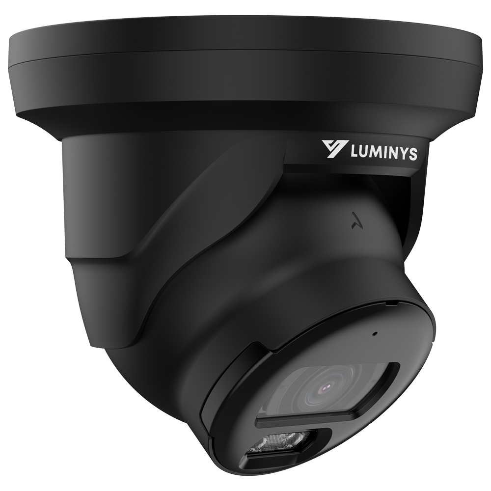 Luminys N3T-4LA2B 4MP Network LumiLuxSmart Black Turret Camera (2.8mm), alternate product view 2