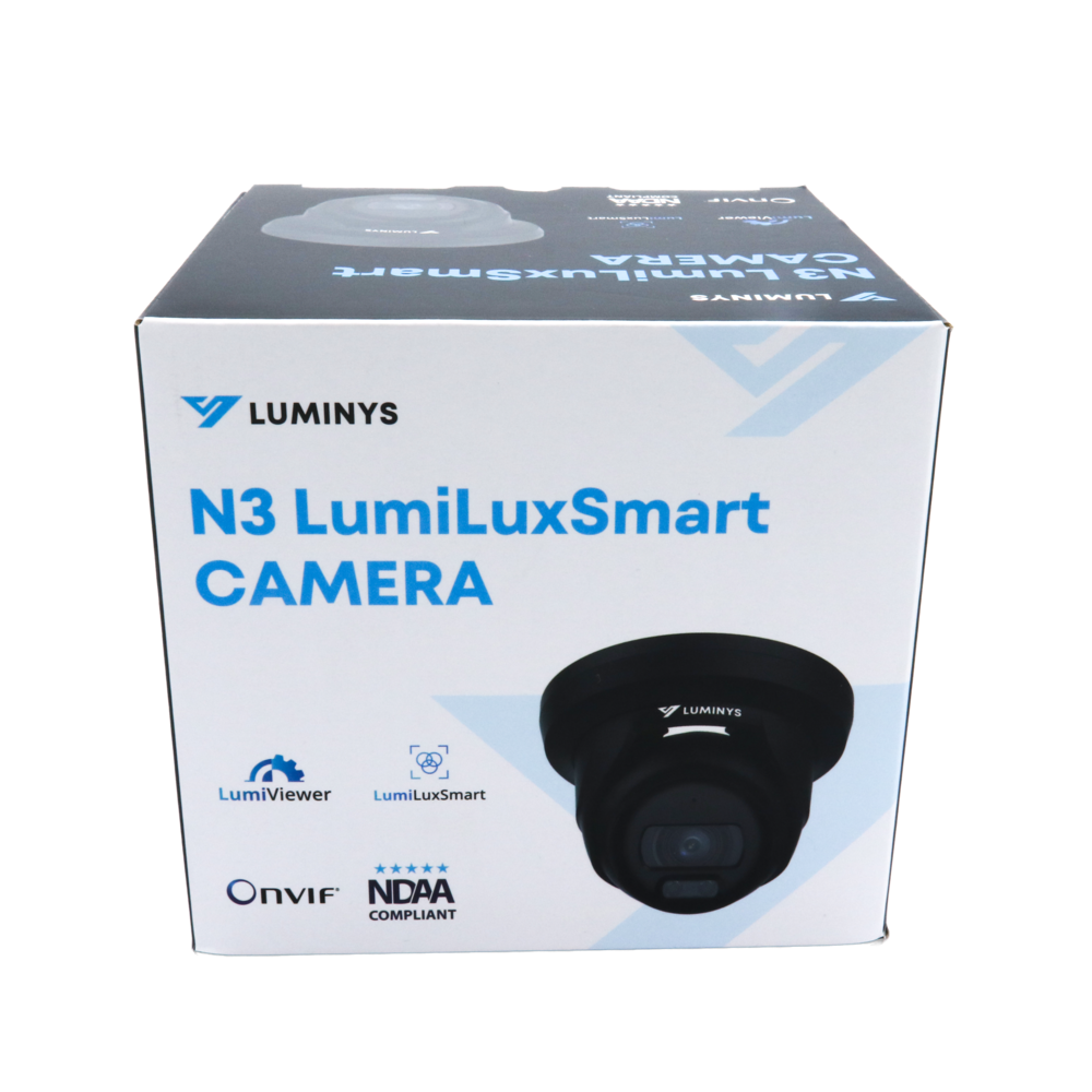 Luminys N3T-4LA2B 4MP Network LumiLuxSmart Black Turret Camera (2.8mm), alternate product view 4