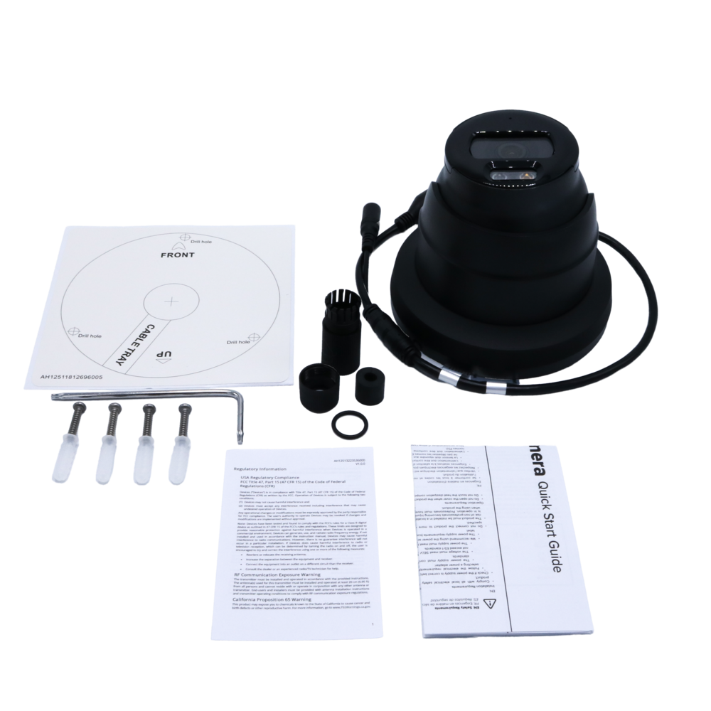 Luminys N3T-4LA2B 4MP Network LumiLuxSmart Black Turret Camera (2.8mm), alternate product view 5