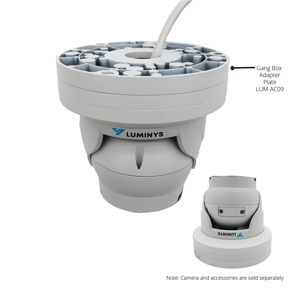 Luminys N3T-4LAV 4MP Network LumiLuxSmart Turret Camera (Vari-Focal), alternate product view 8