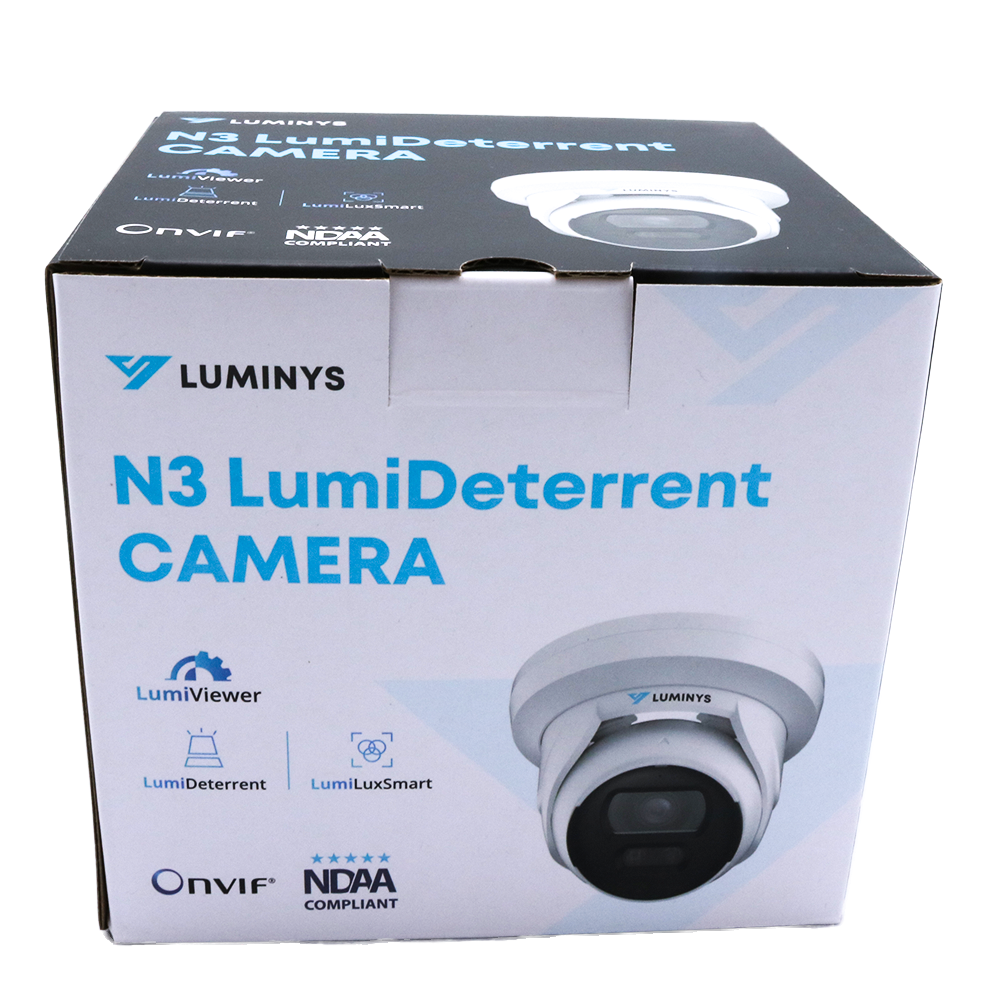 Luminys N3T-5DA2: 5MP Network LumiDeterrent Flashing White-light Turret Camera, alternate product view 10
