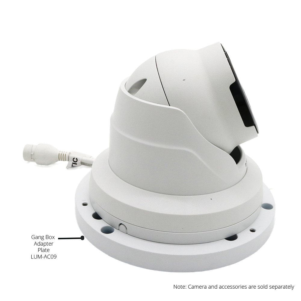 Luminys N3T-8BA2 8MP Network LumiLightBand Turret Camera (2.8 mm), alternate product view 9