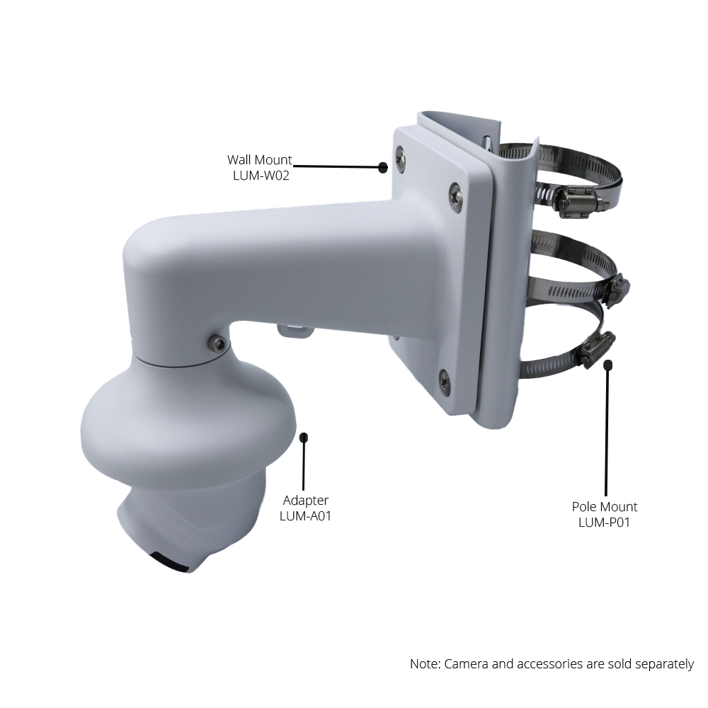 Luminys N3T-8BA2 8MP Network LumiLightBand Turret Camera (2.8 mm), alternate product view 10