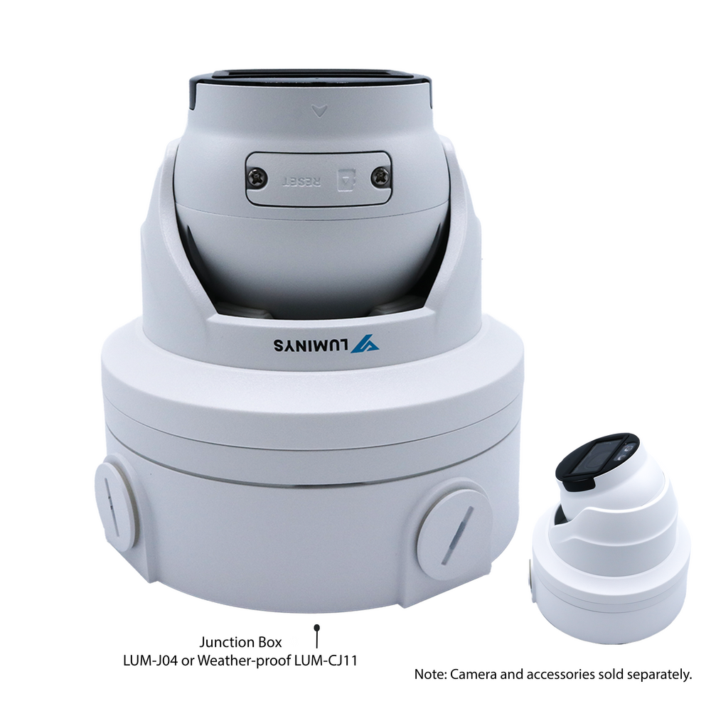 Luminys N3T-8LAV 8MP Network LumiLuxSmart Turret Camera (Vari-Focal), alternate product view 5