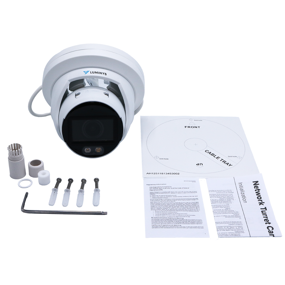 Luminys N3T-8LAV 8MP Network LumiLuxSmart Turret Camera (Vari-Focal), alternate product view 7
