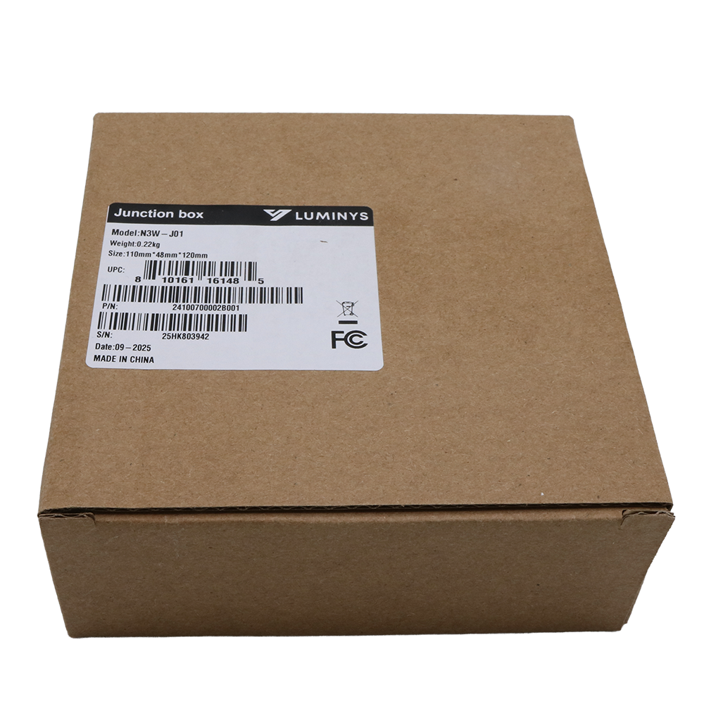 Luminys N3W-J01: Wedge Camera Junction Box, alternate product view 4