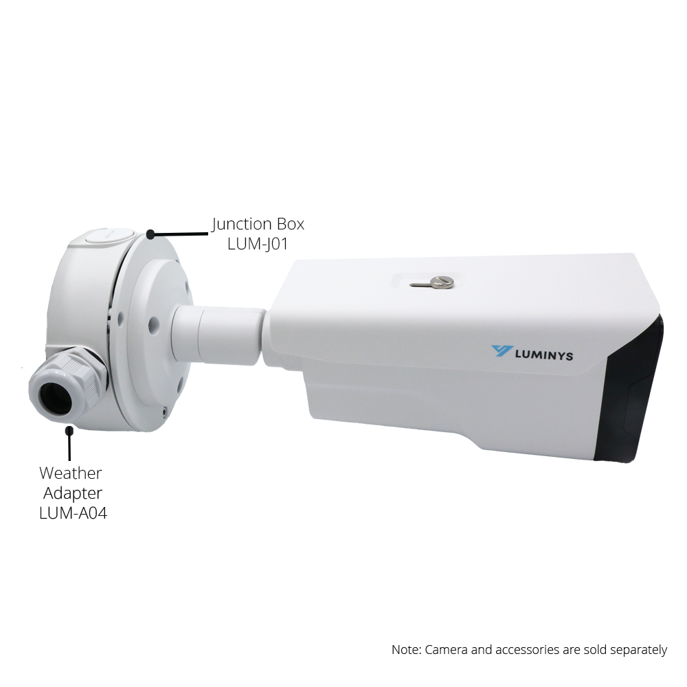 Luminys N5B-8LA2 8MP Network LumiLuxSmart Bullet Camera (2.8 mm), alternate product view 5