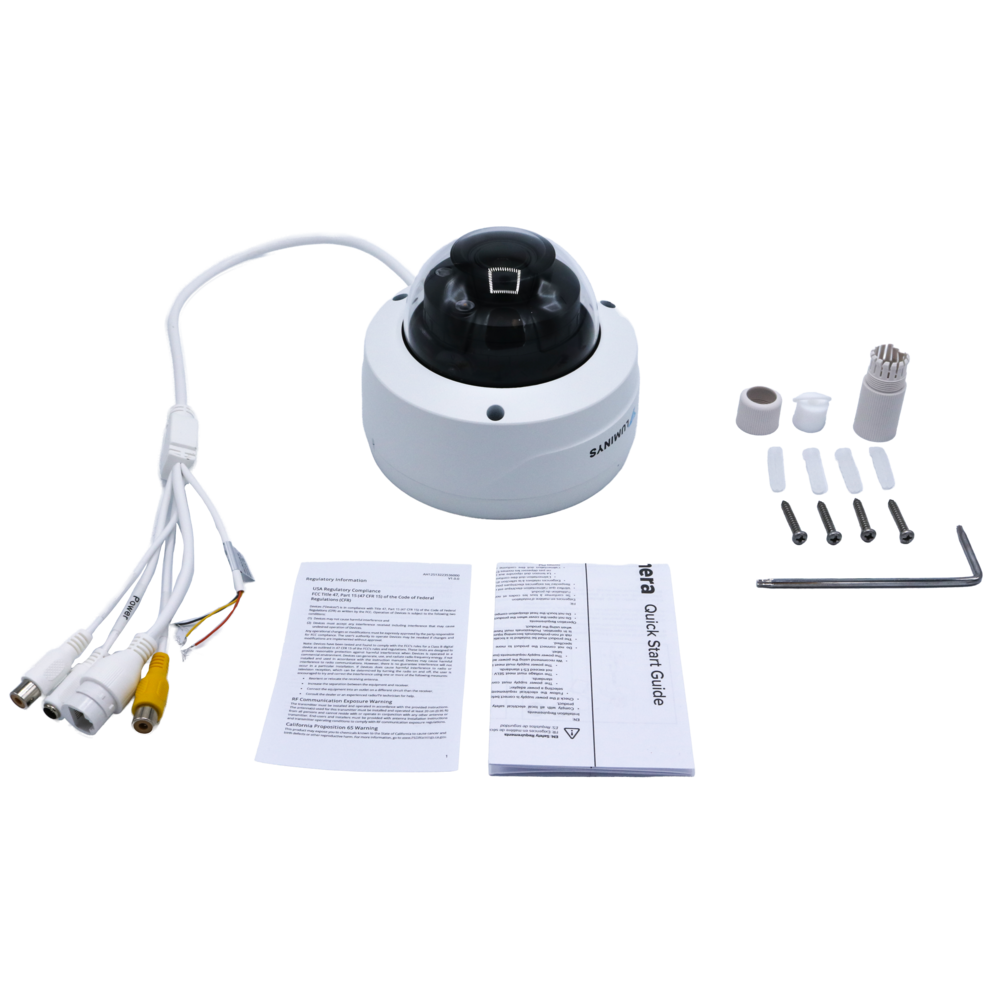 Luminys N5D-8LAV 8MP Network LumiLuxSmart Dome Camera (Vari-Focal), alternate product view 7