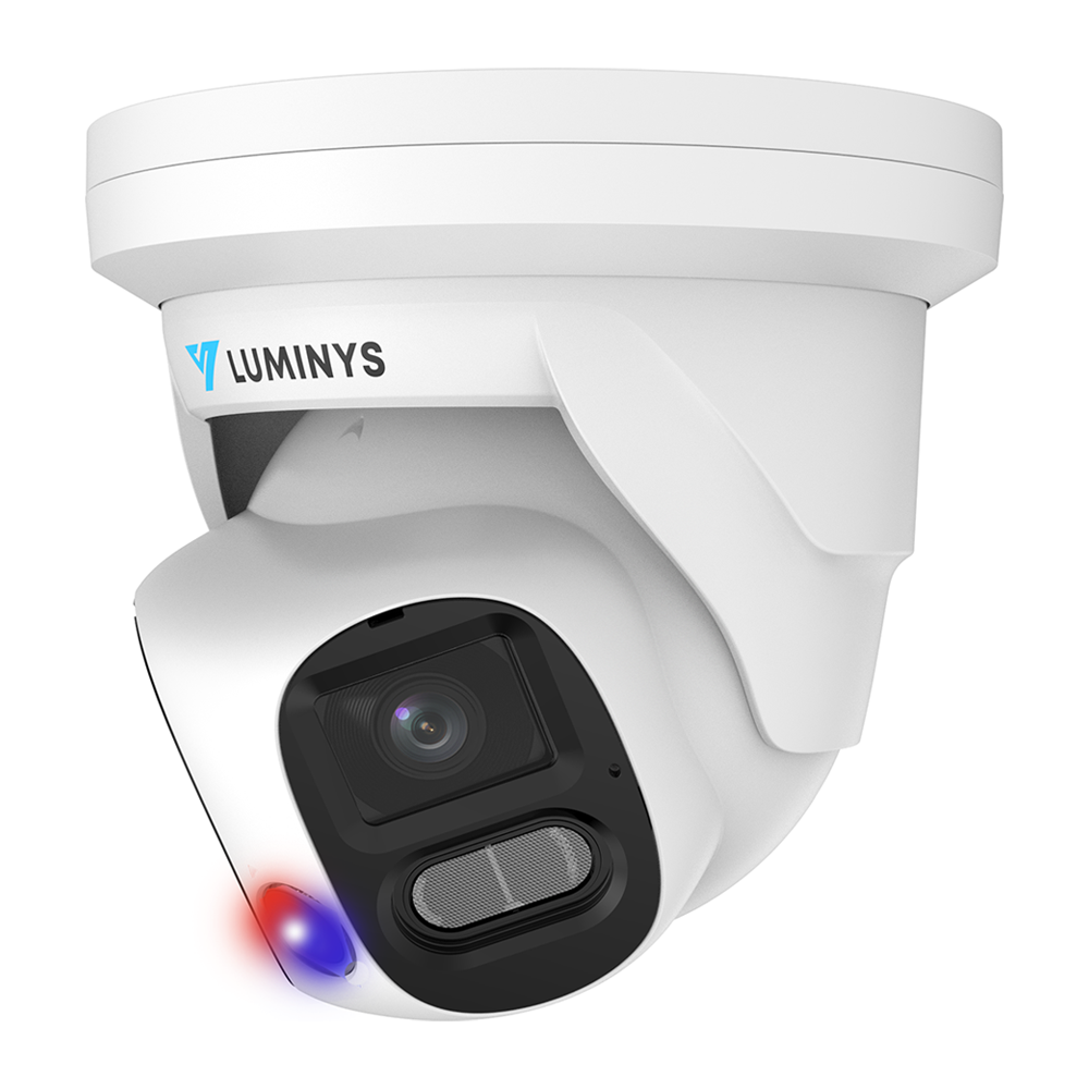 Luminys N5P-8DA2 2 x 4MP Network LumiDeterrent Stitched Turret Camera (2.8 mm)