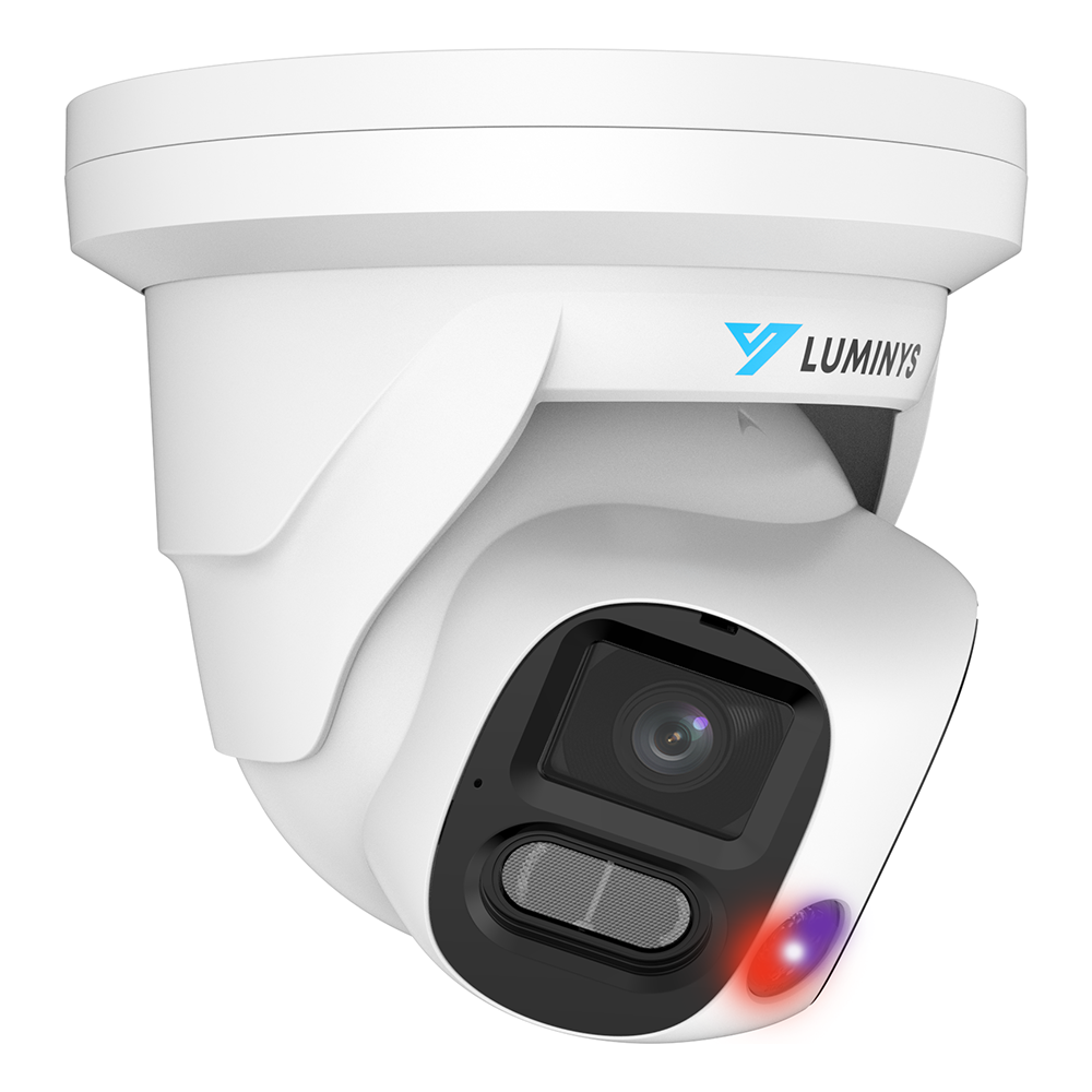 Luminys N5P-8DA2 2 x 4MP Network LumiDeterrent Stitched Turret Camera (2.8 mm), alternate product view 2