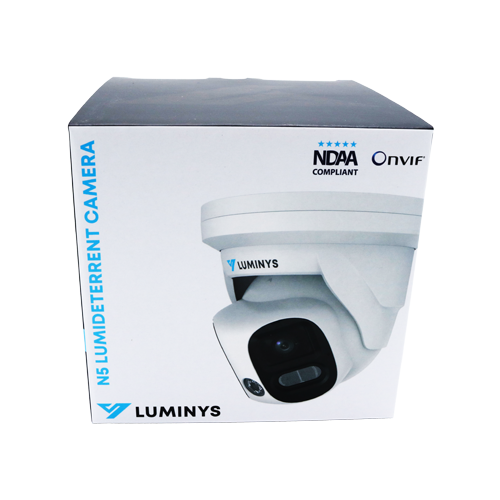 Luminys N5P-8DA2 2 x 4MP Network LumiDeterrent Stitched Turret Camera (2.8 mm), alternate product view 6