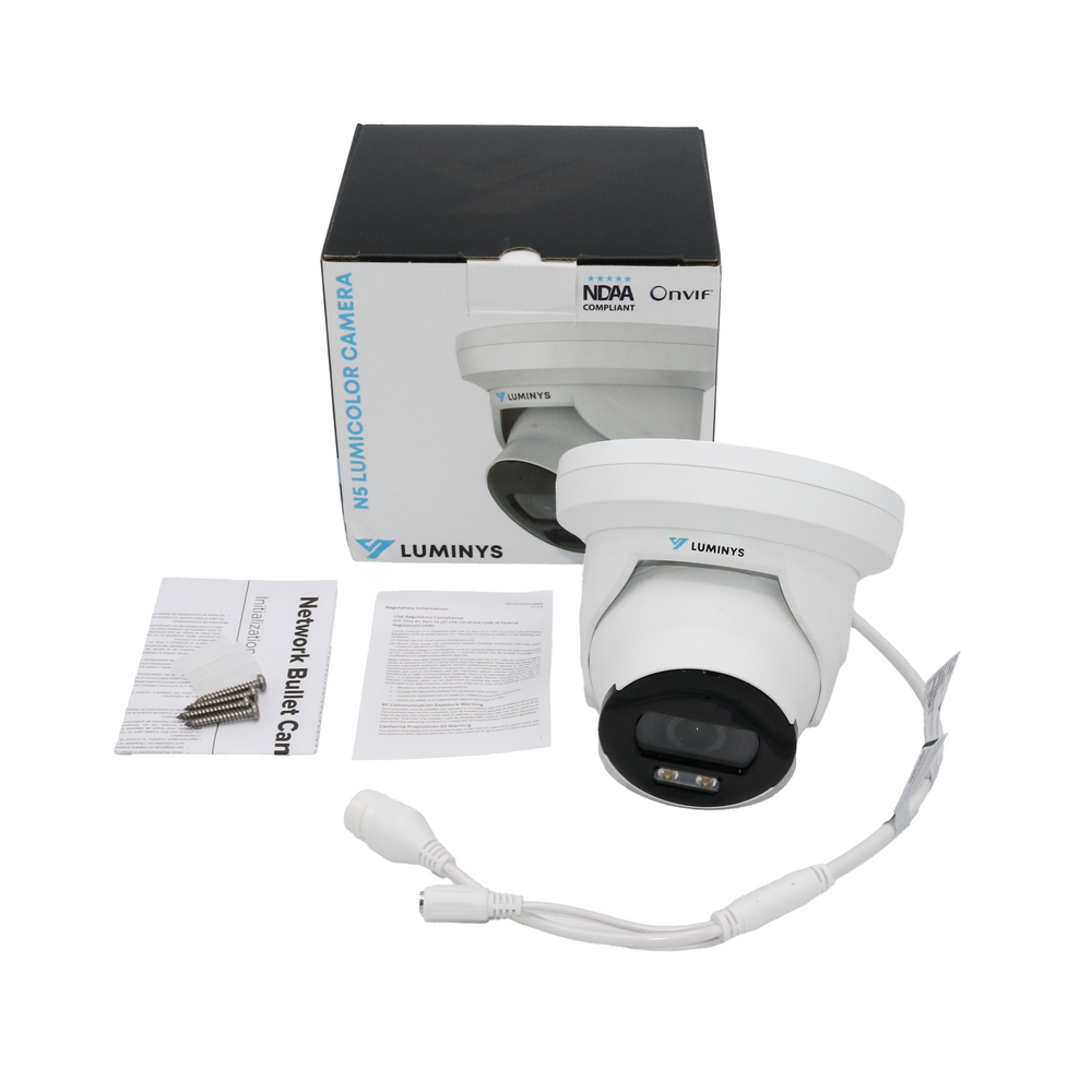 Luminys N5T-4CA2 4MP Network LumiColor Turret Camera (2.8 mm), alternate product view 8