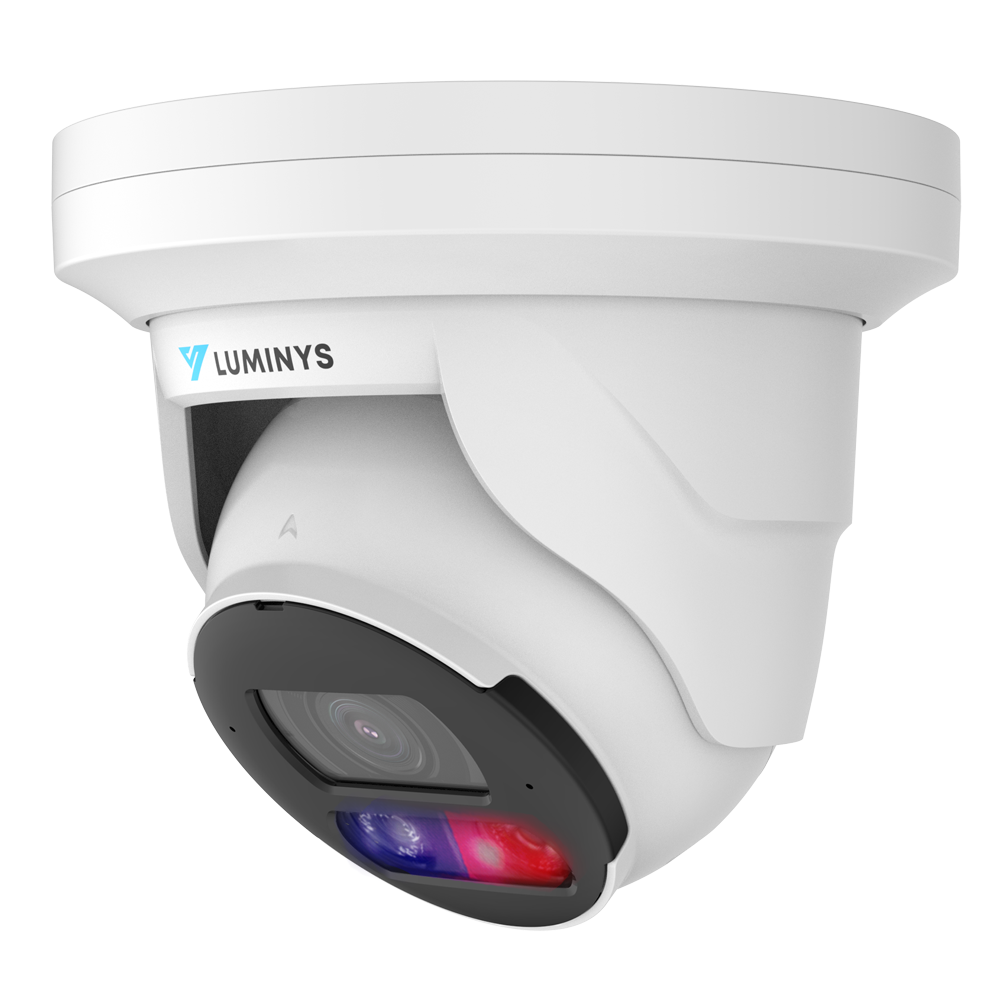 Luminys N5T-4DA2 4MP Network LumiDeterrent Turret Camera (2.8 mm)