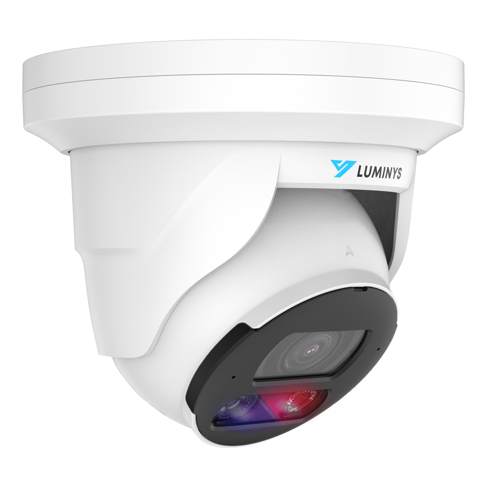 Luminys N5T-4DA2 4MP Network LumiDeterrent Turret Camera (2.8 mm), alternate product view 2
