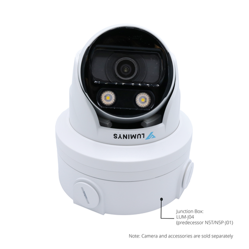 Luminys N5T-4LA2C 4MP Network LumiCloud Turret Camera, alternate product view 4