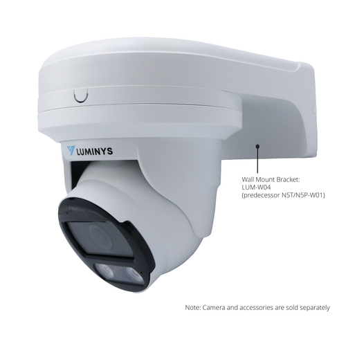 Luminys N5T-4LA2C 4MP Network LumiCloud Turret Camera, alternate product view 5