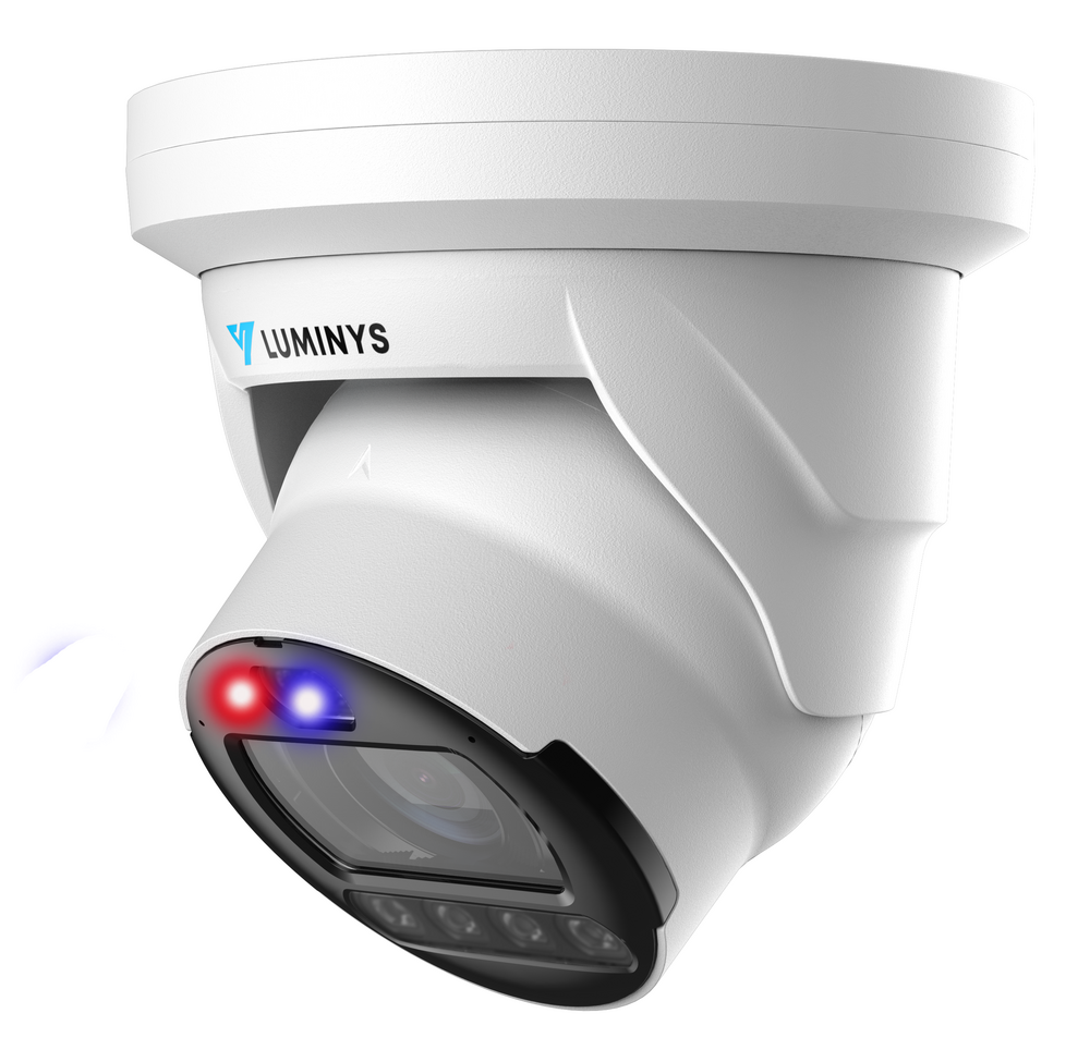 Luminys N5T-8DAV 8MP Network LumiDeterrent Turret Camera (Vari-Focal)