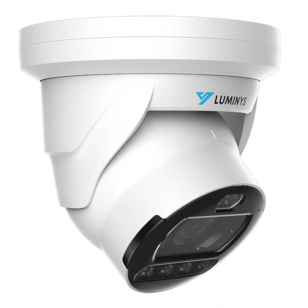 Luminys N5T-8DAV 8MP Network LumiDeterrent Turret Camera (Vari-Focal), alternate product view 2