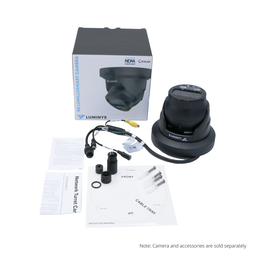 Luminys N5T-8LA2B 8MP Network LumiLuxSmart Black Turret Camera (2.8 mm), alternate product view 5