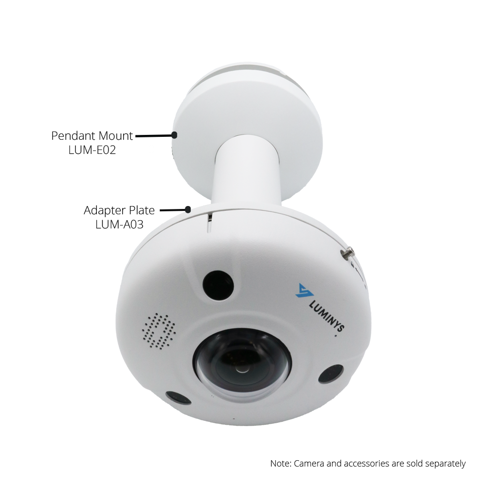 Luminys N9F-12RA1 12MP Network Fisheye 360° Camera, alternate product view 5