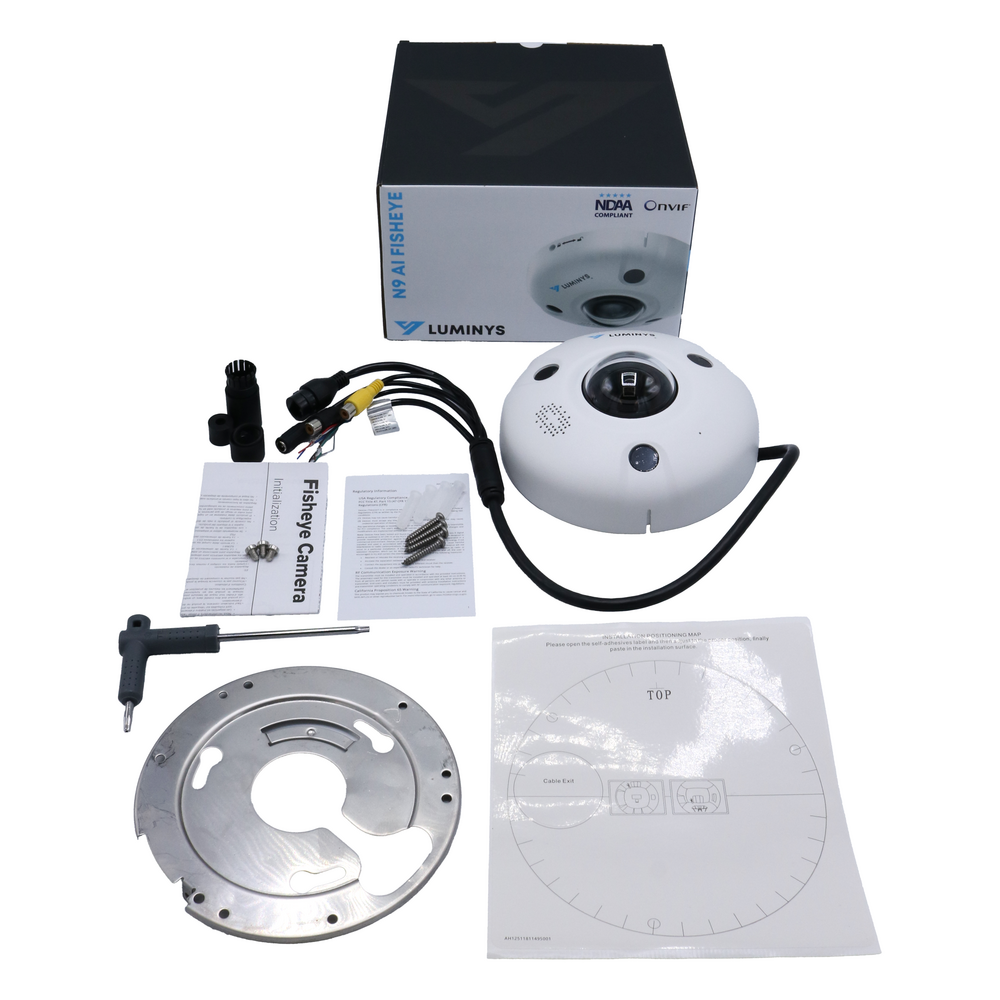 Luminys N9F-8RA1 8MP Network Fisheye 360° Camera, alternate product view 7