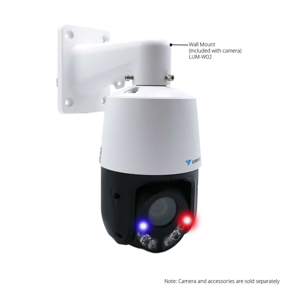 Luminys P44-8DB25 8MP Network 25x LumiDeterrent, alternate product view 5