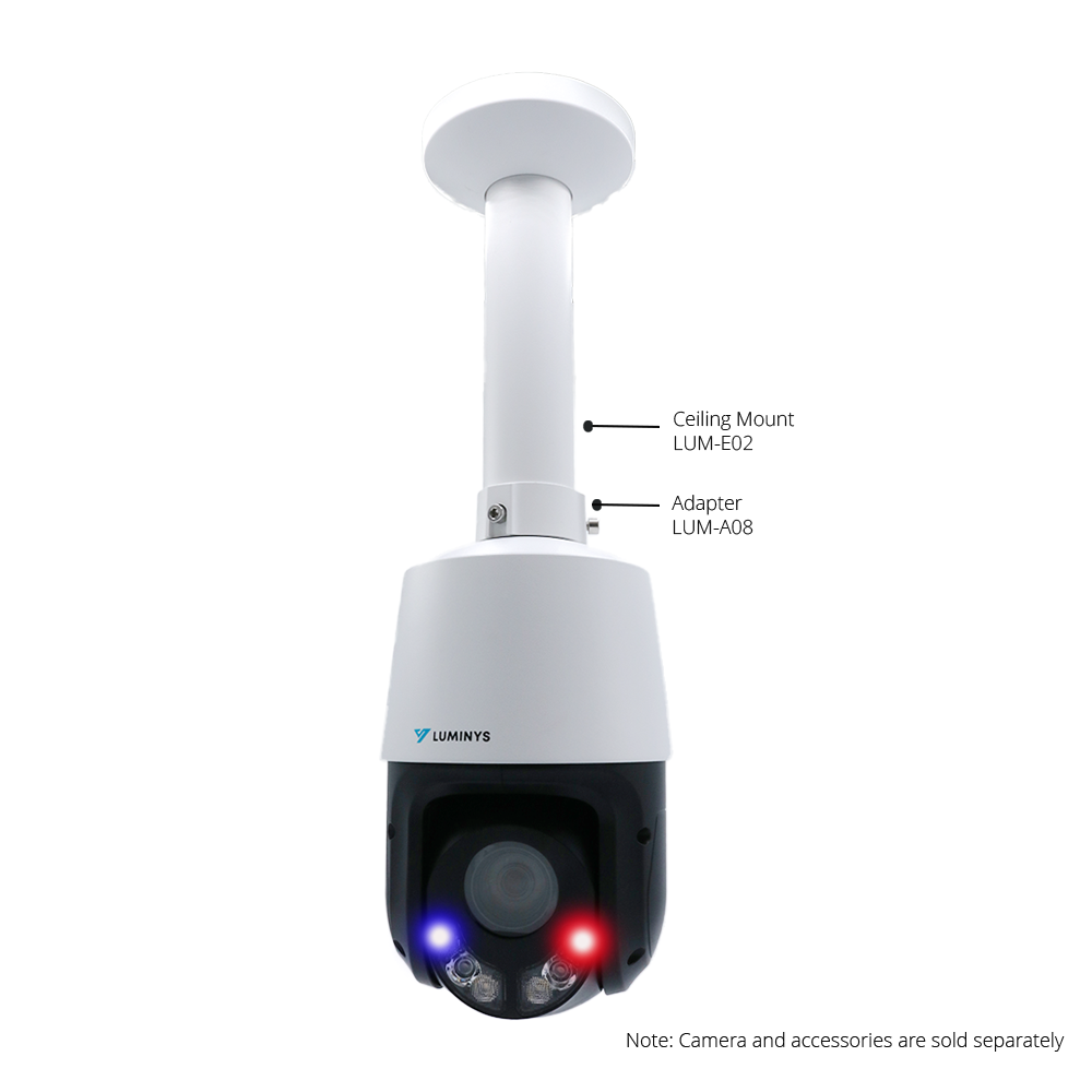 Luminys P54-4DB25 4MP Network 25x LumiDeterrent, alternate product view 6