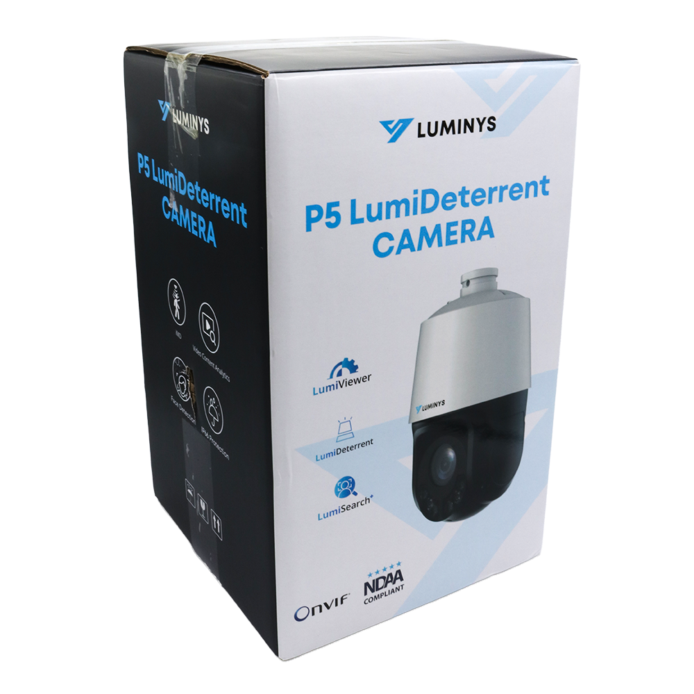 Luminys P54-4DB25 4MP Network 25x LumiDeterrent, alternate product view 7