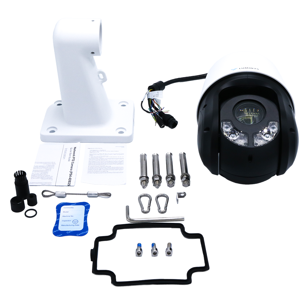 Luminys P54-4DB25 4MP Network 25x LumiDeterrent, alternate product view 8