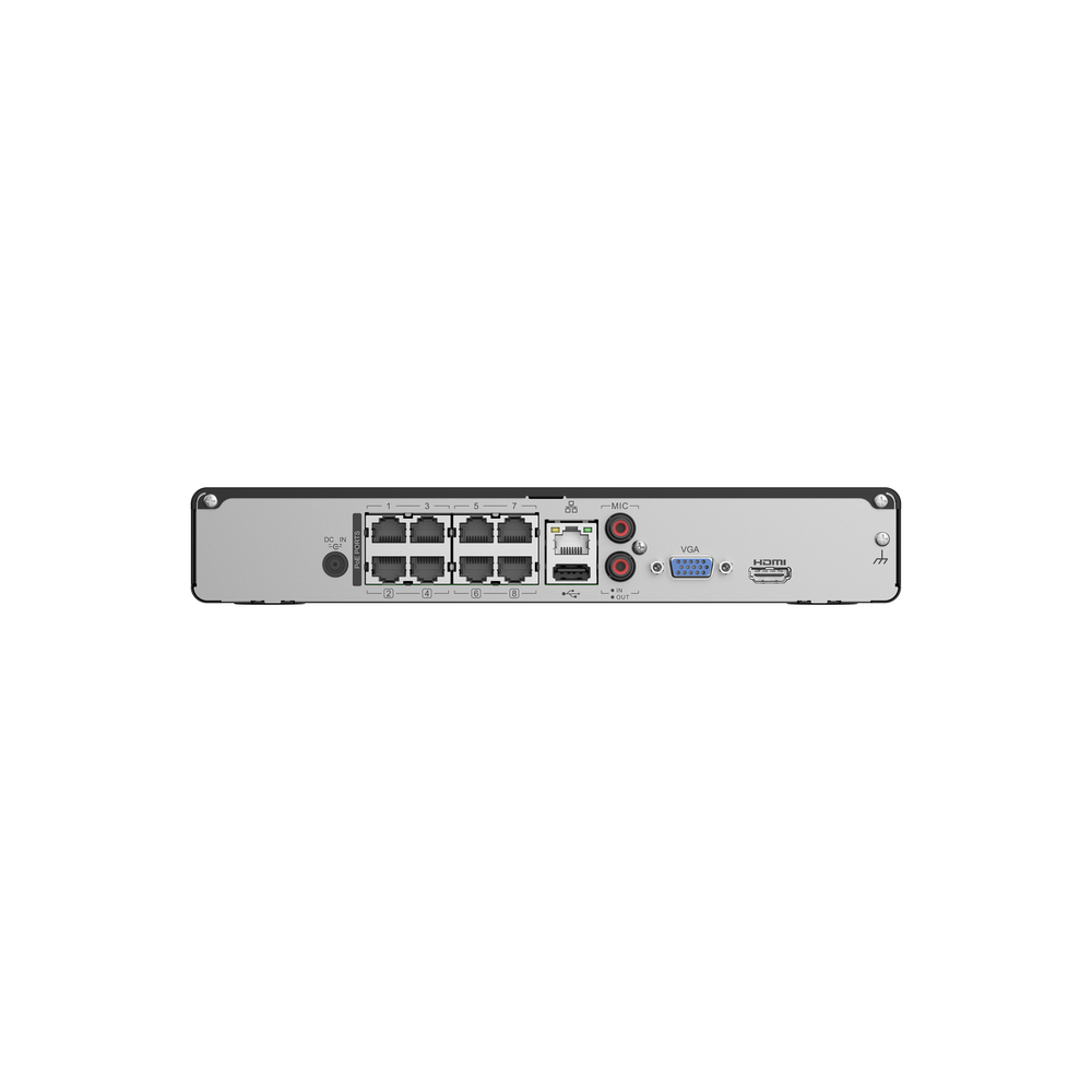 Luminys R31-8PA R3 Starter Series NVR, 8MP 8 CH Mini 8-Port PoE, alternate product view 2