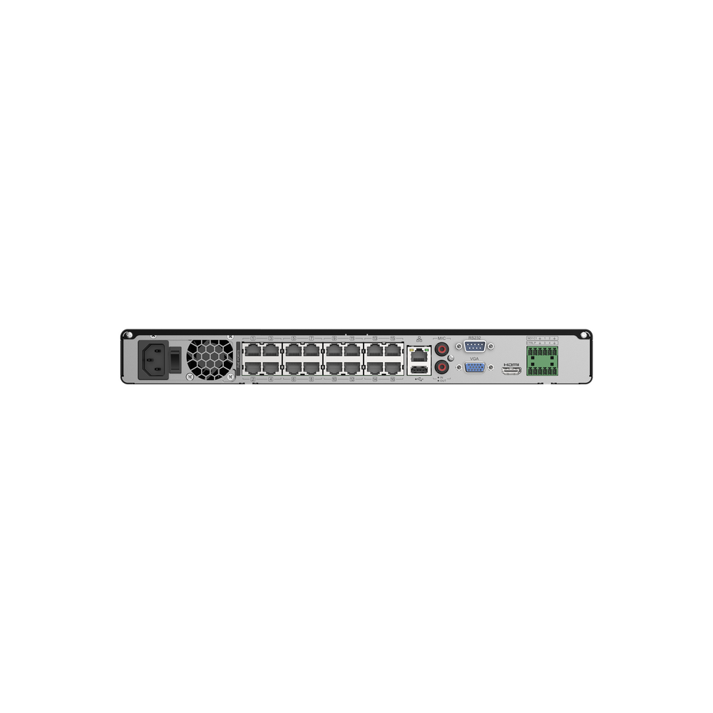 Luminys R32-16PA R3 Starter Series 16CH 4K PoE NVR, alternate product view 3