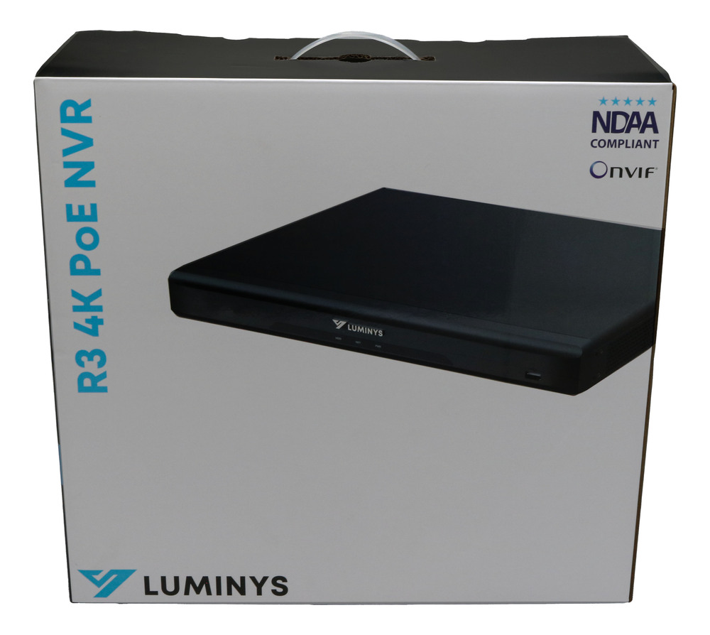 Luminys R32-8PA R3 Starter Series 8CH 4K PoE NVR, alternate product view 5