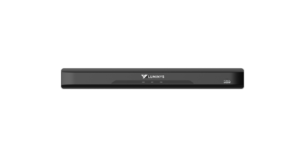 Luminys R42-8PA R4 Mainstream Series NVR, 16MP 8 Channel, 8-Port PoE, alternate product view 2