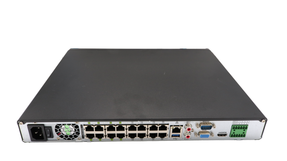Luminys R52-16PA R5 Mainstream Series NVR, 8K 16 Channel, 16 PoE, alternate product view 5