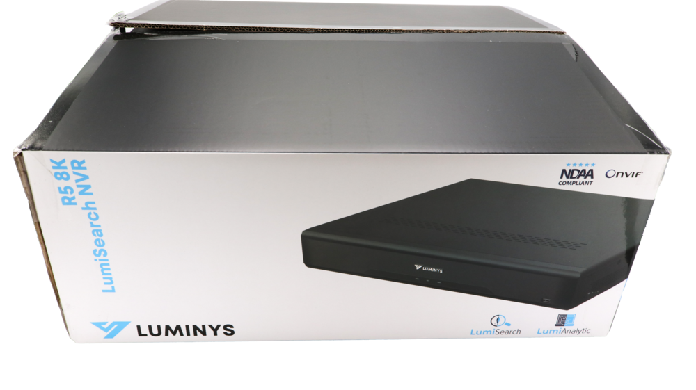 Luminys R54-32NA R5 Mainstream Series NVR, 8K 32 Channel, Dual NIC, alternate product view 7