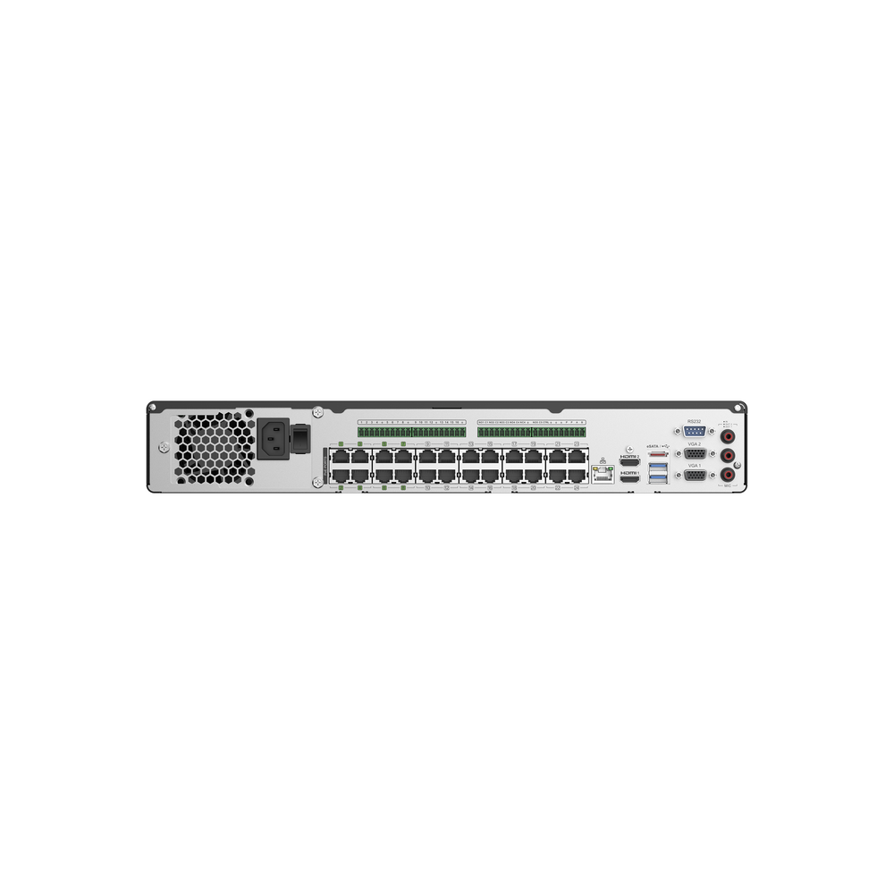 Luminys R54-32PA R5 Mainstream Series NVR, 8K 32 Channel, 24 PoE, alternate product view 3