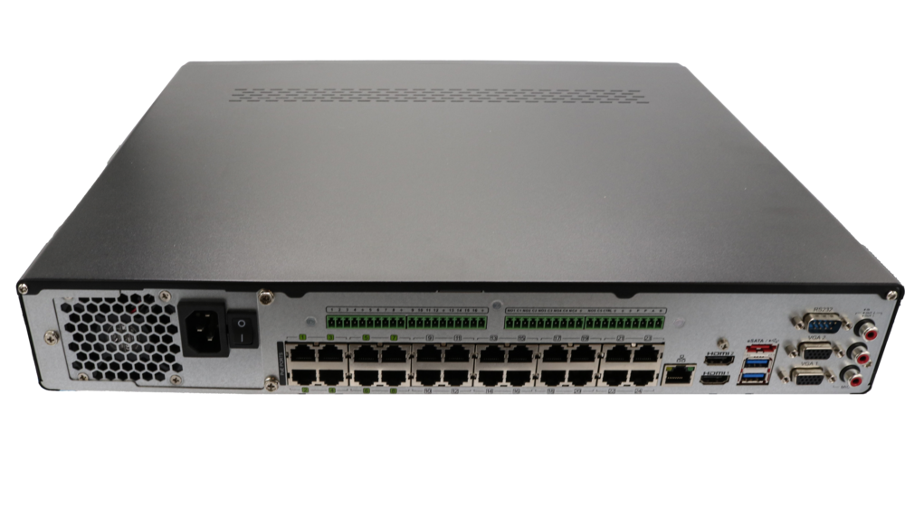 Luminys R54-32PA R5 Mainstream Series NVR, 8K 32 Channel, 24 PoE, alternate product view 6
