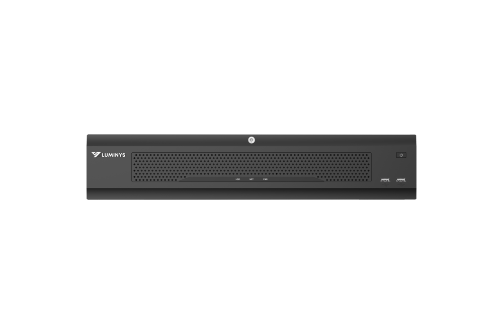Luminys R68-XNA R6 Extreme Series NVR, 32MP 128 Channel 2U Dual NIC, alternate product view 2